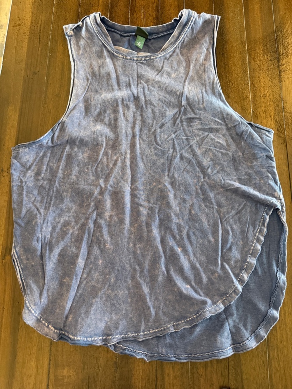 wild fable Washed Blue Muscle Tank Top